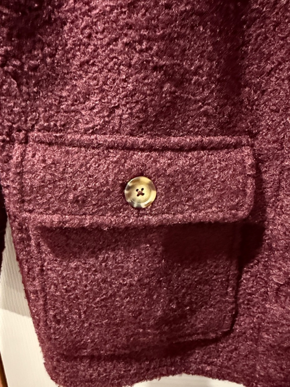 Time and Tru Deep Burgundy Knit Cardigan - Picture 3 of 4